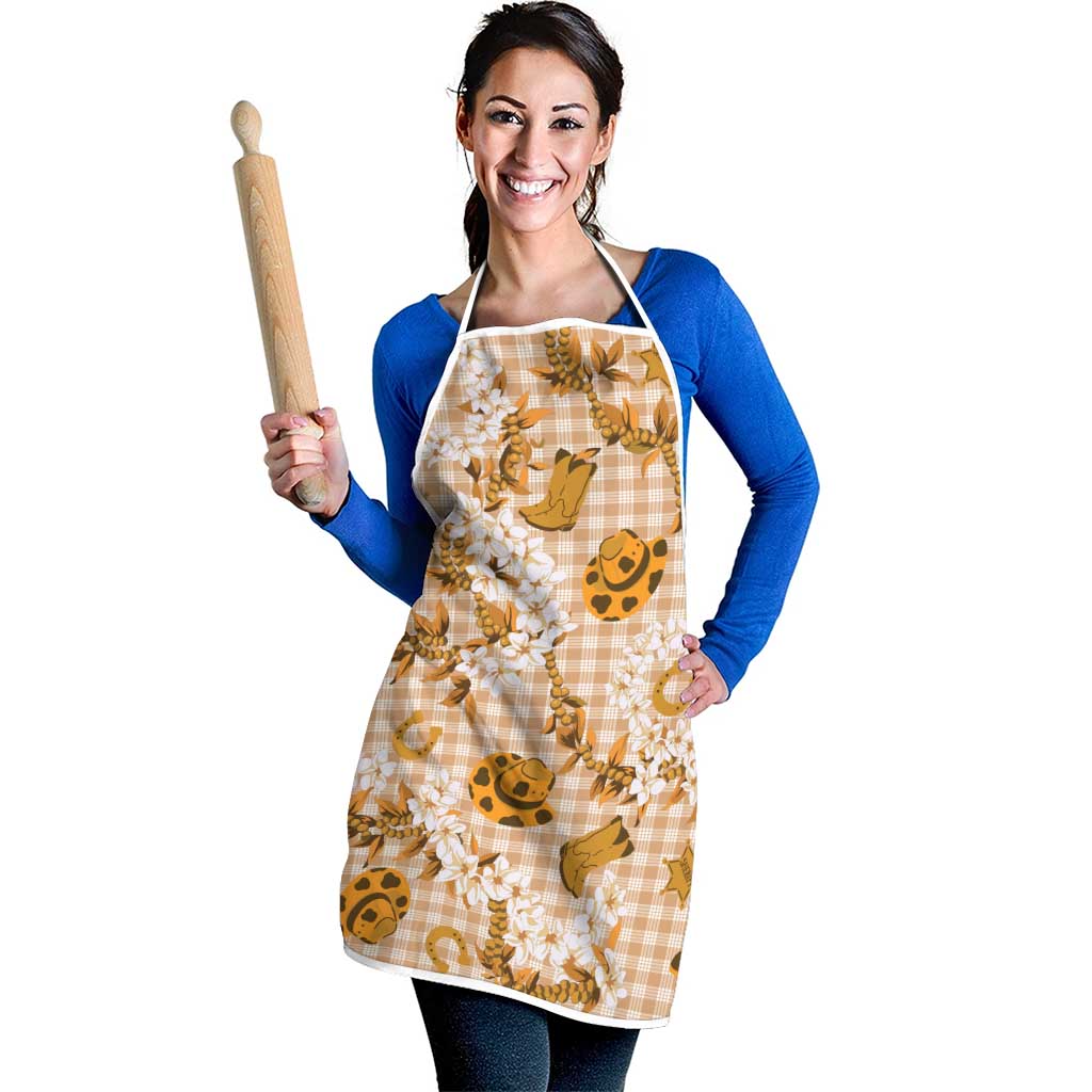 Mokihana Maile Ilima Leis Paniolo Palaka Apron Hawaiian Kula Spirit - Polynesian Pride