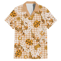 Mokihana Maile Ilima Leis Paniolo Palaka Hawaiian Shirt Hawaiian Kula Spirit - Polynesian Pride