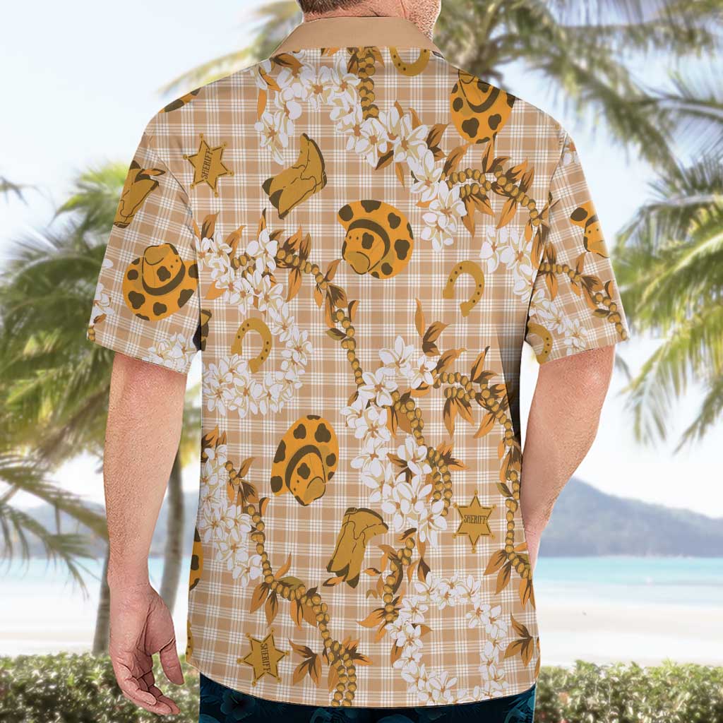 Mokihana Maile Ilima Leis Paniolo Palaka Hawaiian Shirt Hawaiian Kula Spirit - Polynesian Pride