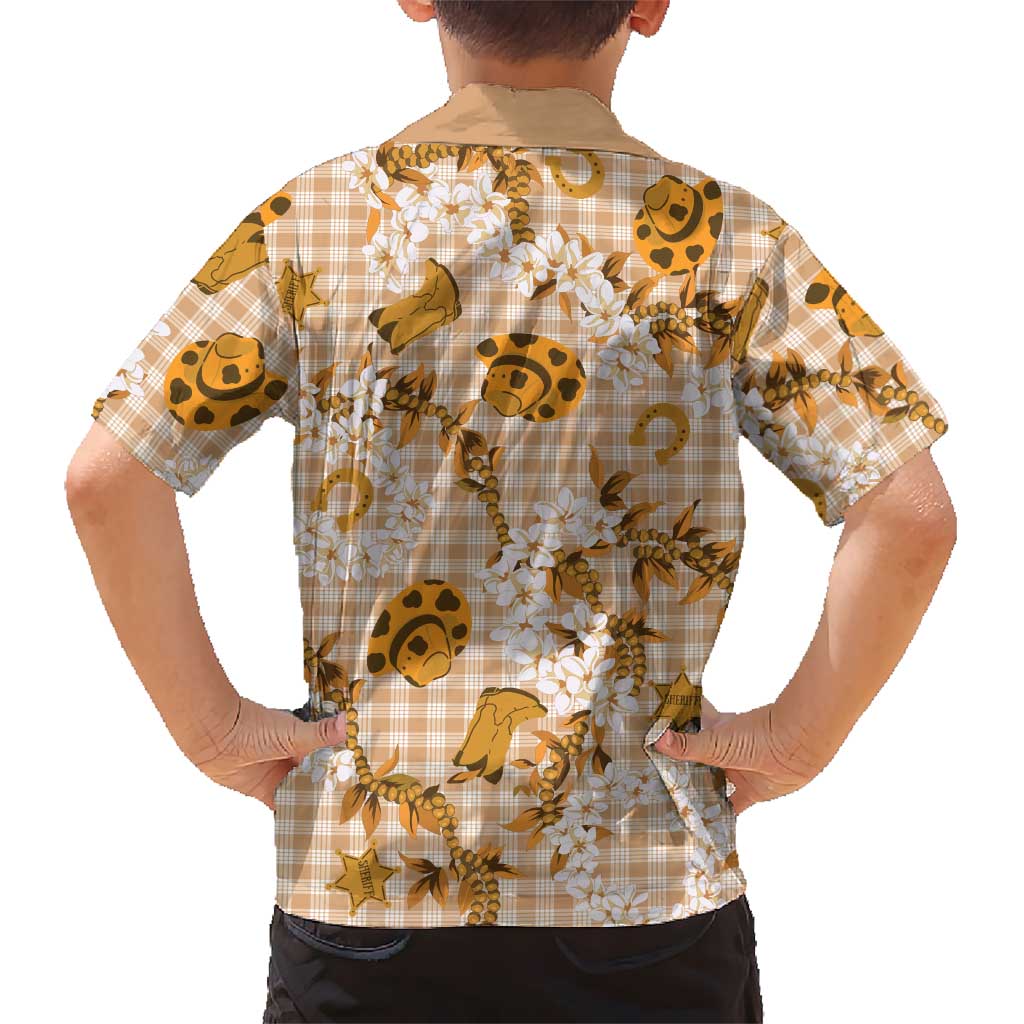 Mokihana Maile Ilima Leis Paniolo Palaka Hawaiian Shirt Hawaiian Kula Spirit - Polynesian Pride