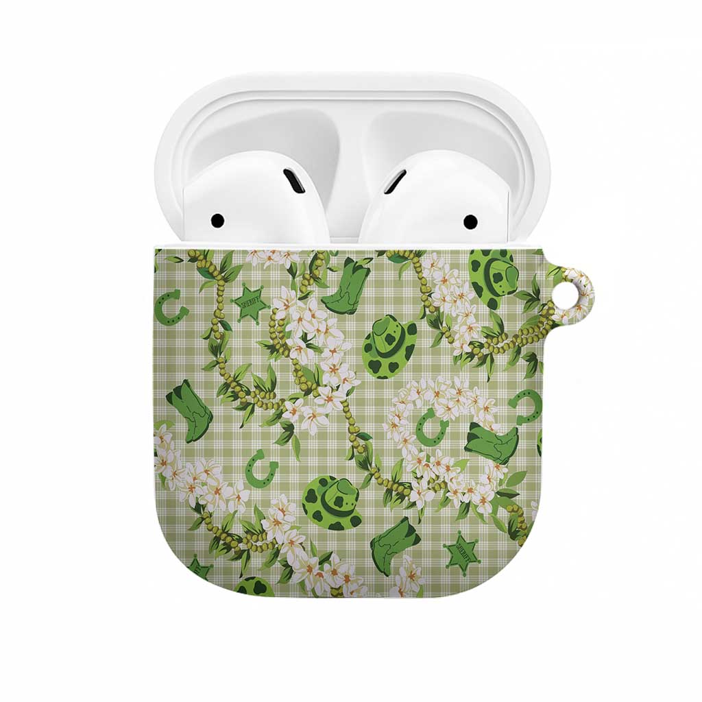 Mokihana Maile Ilima Leis Paniolo Palaka AirPods Case Hawaiian Omaomo Ala Spirit - Polynesian Pride