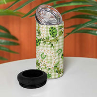 Mokihana Maile Ilima Leis Paniolo Palaka 4 in 1 Can Cooler Tumbler Hawaiian Omaomo Ala Spirit LT9 - Polynesian Pride