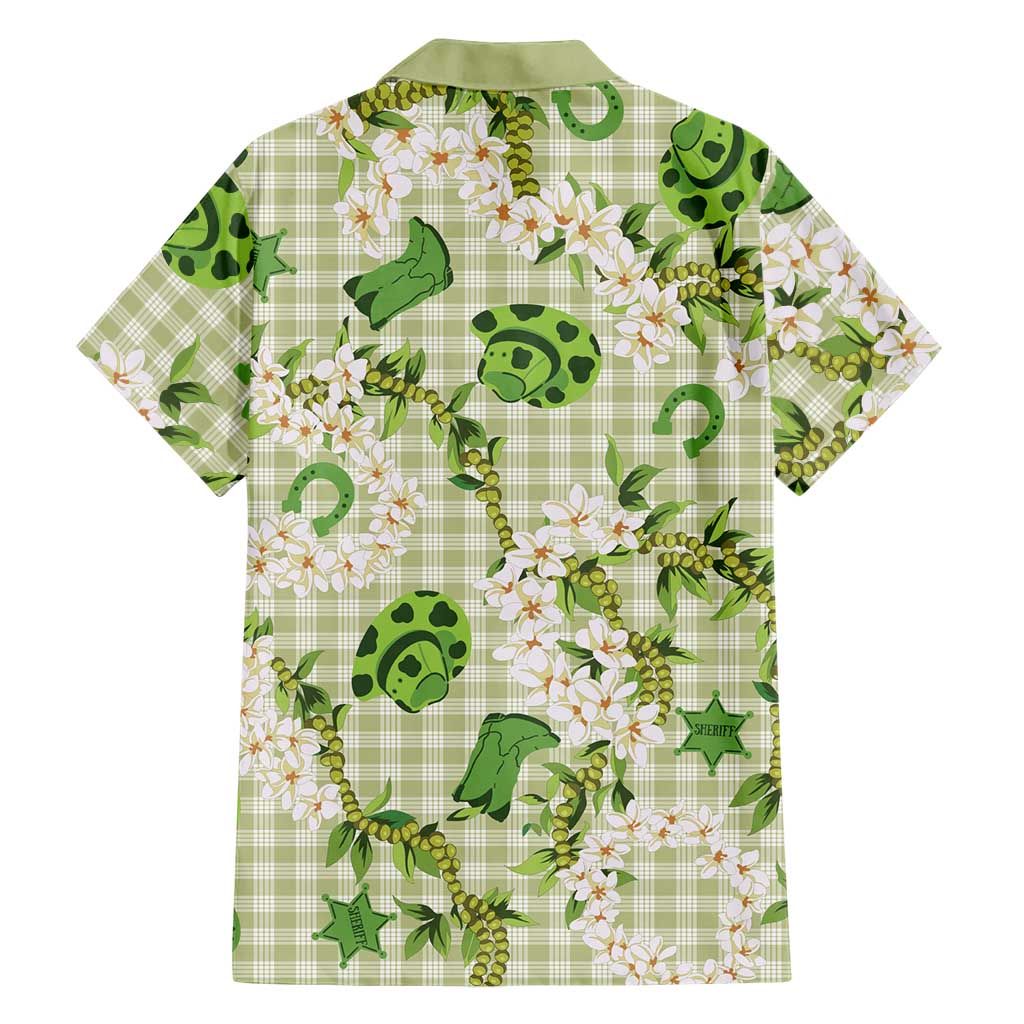 Mokihana Maile Ilima Leis Paniolo Palaka Family Matching Long Sleeve Bodycon Dress and Hawaiian Shirt Hawaiian Omaomo Ala Spirit LT9 - Polynesian Pride