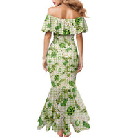 Mokihana Maile Ilima Leis Paniolo Palaka Family Matching Mermaid Dress and Hawaiian Shirt Hawaiian Omaomo Ala Spirit LT9 - Polynesian Pride