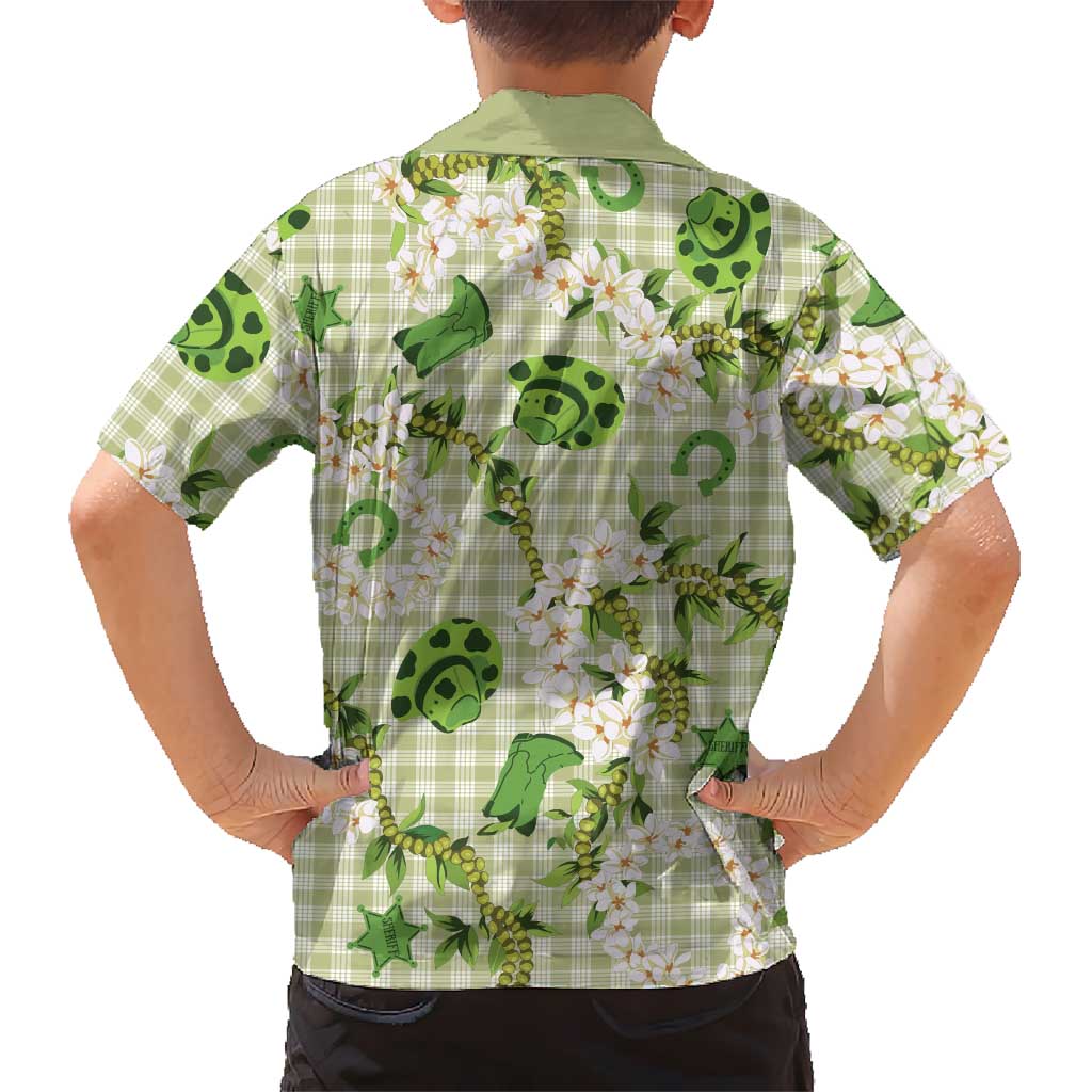 Mokihana Maile Ilima Leis Paniolo Palaka Hawaiian Shirt Hawaiian Omaomo Ala Spirit - Polynesian Pride
