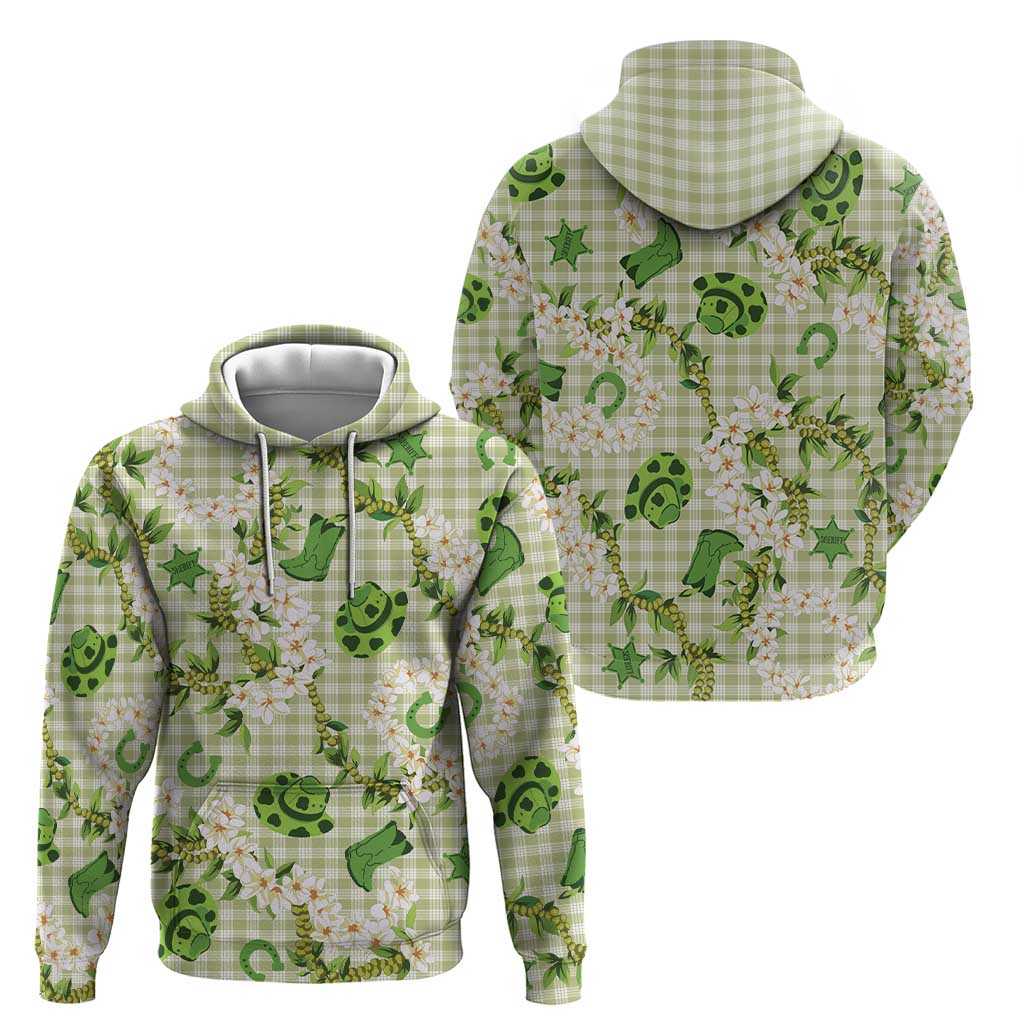 Mokihana Maile Ilima Leis Paniolo Palaka Hoodie Hawaiian Omaomo Ala Spirit - Polynesian Pride