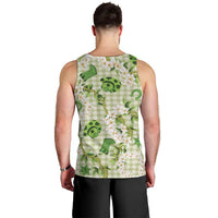 Mokihana Maile Ilima Leis Paniolo Palaka Men Tank Top Hawaiian Omaomo Ala Spirit - Polynesian Pride