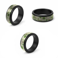 Mokihana Maile Ilima Leis Paniolo Palaka Spinner Ring Hawaiian Omaomo Ala Spirit - Polynesian Pride