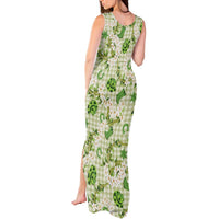 Mokihana Maile Ilima Leis Paniolo Palaka Tank Maxi Dress Hawaiian Omaomo Ala Spirit - Polynesian Pride