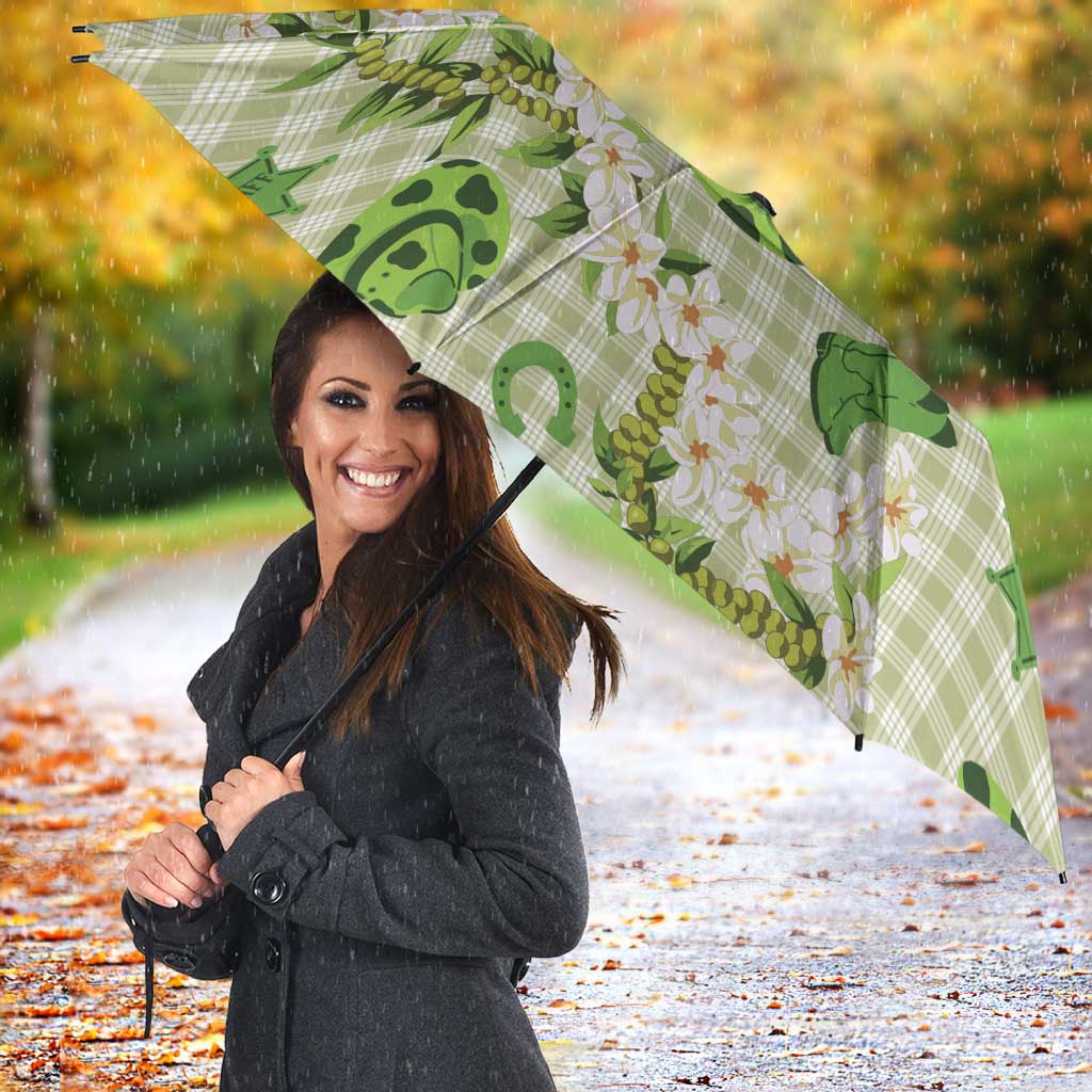 Mokihana Maile Ilima Leis Paniolo Palaka Umbrella Hawaiian Omaomo Ala Spirit LT9 - Polynesian Pride
