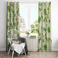 Mokihana Maile Ilima Leis Paniolo Palaka Window Curtain Hawaiian Omaomo Ala Spirit - Polynesian Pride