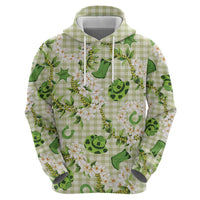 Mokihana Maile Ilima Leis Paniolo Palaka Zip Hoodie Hawaiian Omaomo Ala Spirit - Polynesian Pride