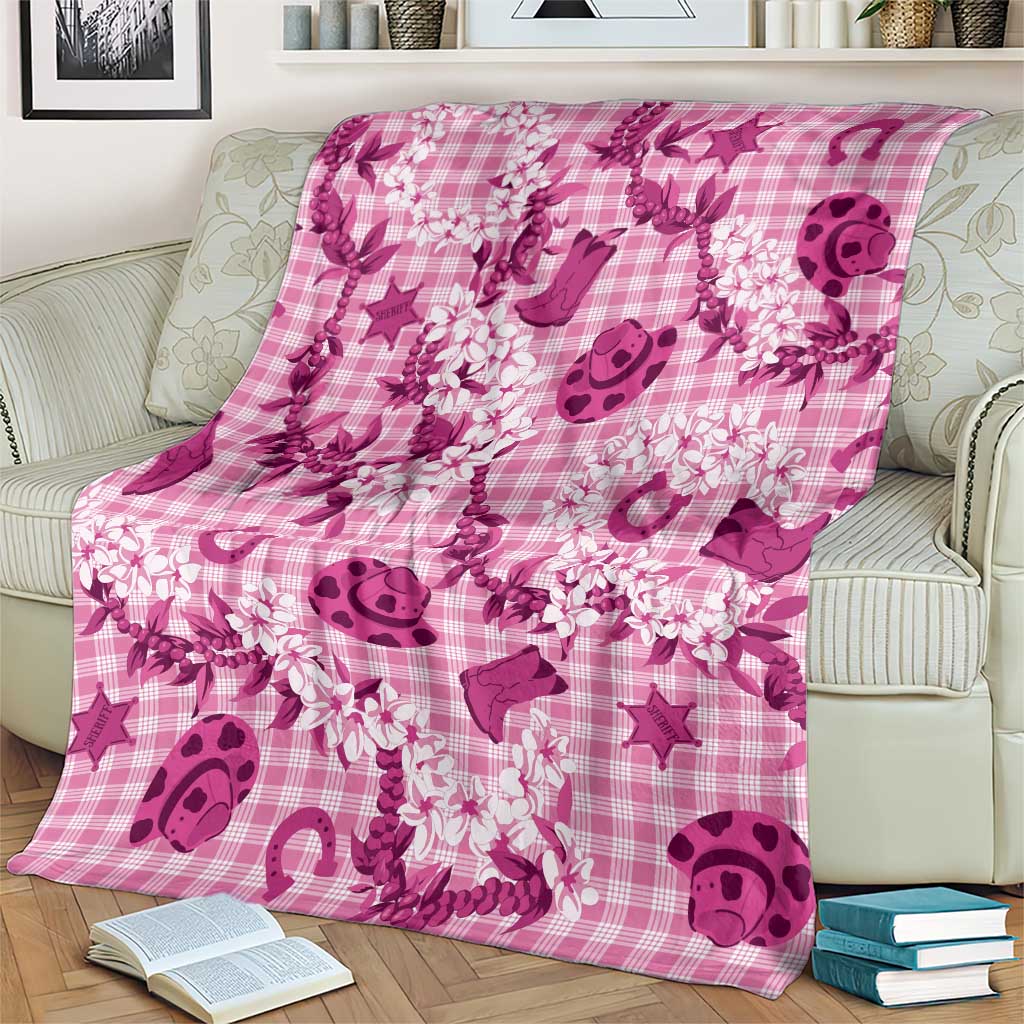Mokihana Maile Ilima Leis Paniolo Palaka Blanket Hawaiian Omaomo Ulaula Spirit LT9 - Polynesian Pride
