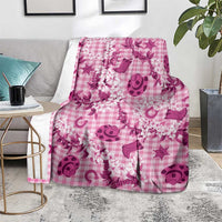 Mokihana Maile Ilima Leis Paniolo Palaka Blanket Hawaiian Omaomo Ulaula Spirit LT9 - Polynesian Pride