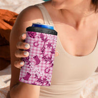Mokihana Maile Ilima Leis Paniolo Palaka 4 in 1 Can Cooler Tumbler Hawaiian Omaomo Ulaula Spirit LT9 - Polynesian Pride