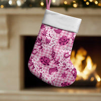 Mokihana Maile Ilima Leis Paniolo Palaka Christmas Stocking Hawaiian Omaomo Ulaula Spirit - Polynesian Pride