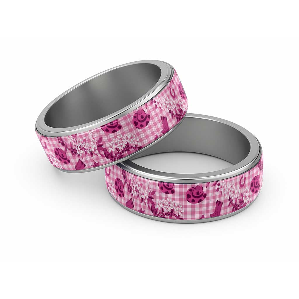 Mokihana Maile Ilima Leis Paniolo Palaka Classic Ring Hawaiian Omaomo Ulaula Spirit - Polynesian Pride