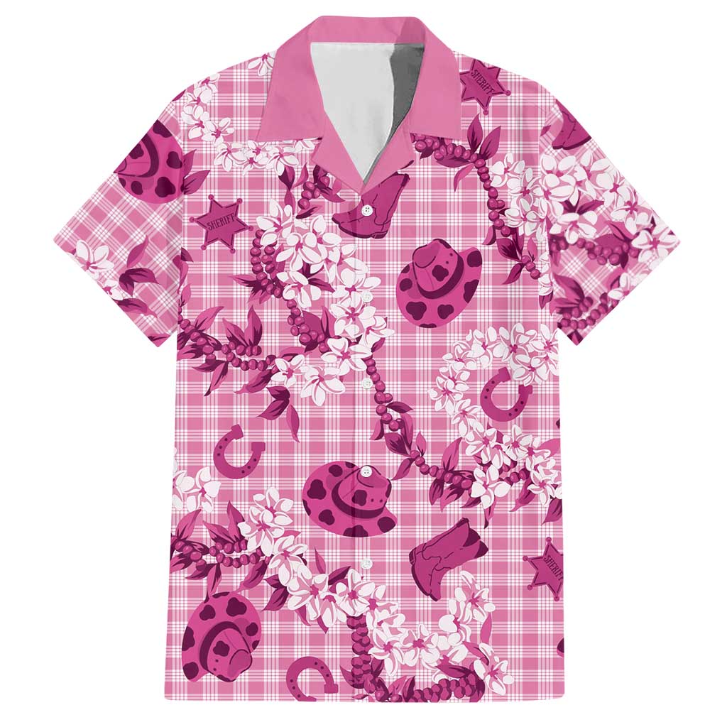 Mokihana Maile Ilima Leis Paniolo Palaka Hawaiian Shirt Hawaiian Omaomo Ulaula Spirit - Polynesian Pride