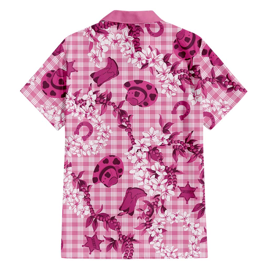 Mokihana Maile Ilima Leis Paniolo Palaka Hawaiian Shirt Hawaiian Omaomo Ulaula Spirit - Polynesian Pride