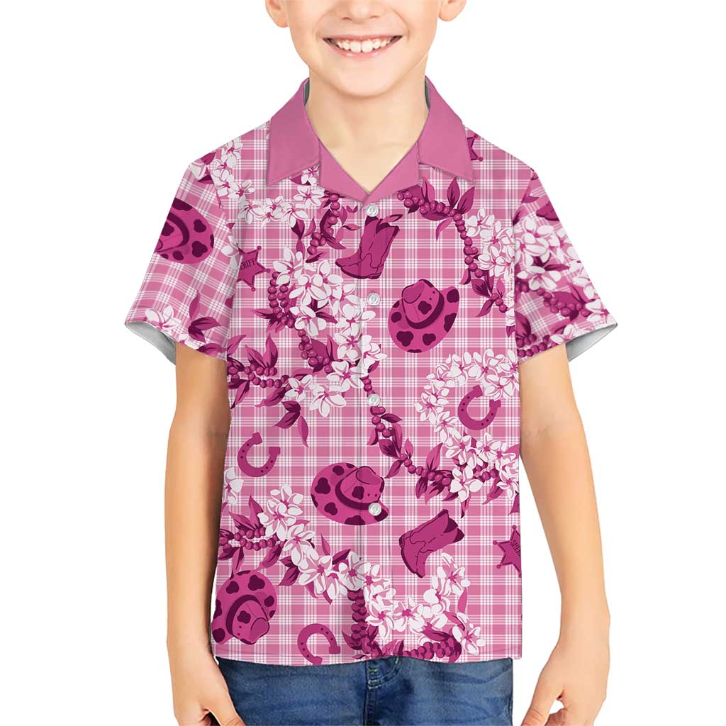 Mokihana Maile Ilima Leis Paniolo Palaka Hawaiian Shirt Hawaiian Omaomo Ulaula Spirit - Polynesian Pride