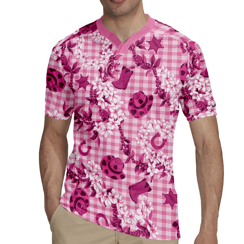 Mokihana Maile Ilima Leis Paniolo Palaka Rugby Jersey Hawaiian Omaomo Ulaula Spirit - Polynesian Pride