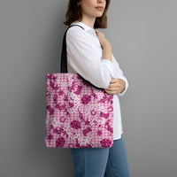 Mokihana Maile Ilima Leis Paniolo Palaka Tote Bag Hawaiian Omaomo Ulaula Spirit - Polynesian Pride