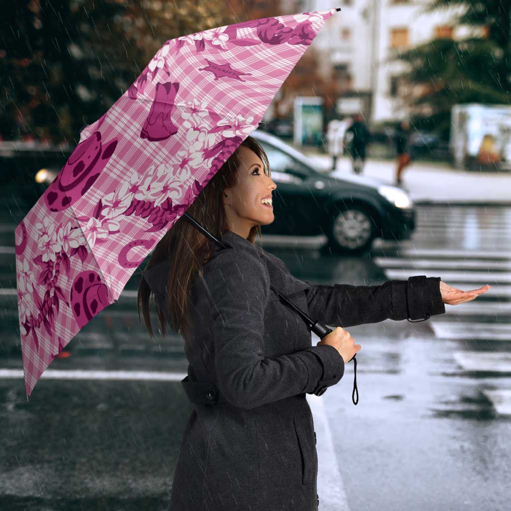 Mokihana Maile Ilima Leis Paniolo Palaka Umbrella Hawaiian Omaomo Ulaula Spirit - Polynesian Pride