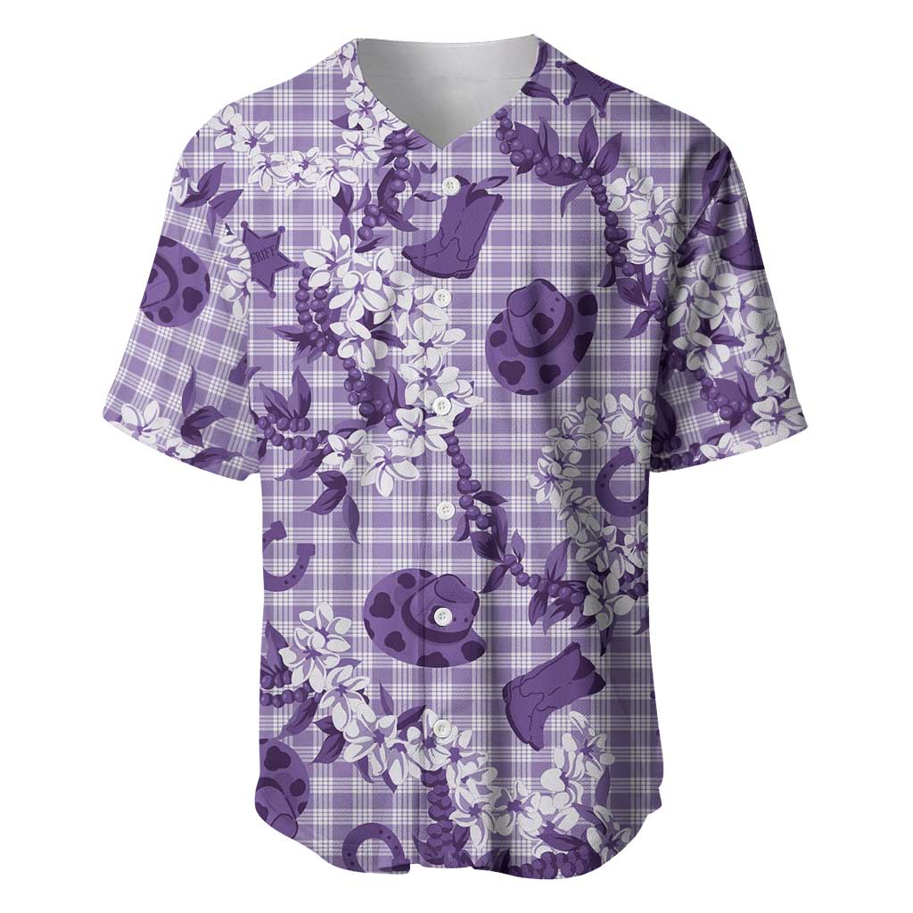 Mokihana Maile Ilima Leis Paniolo Palaka Baseball Jersey Hawaiian Poni Spirit - Polynesian Pride