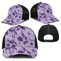 Mokihana Maile Ilima Leis Paniolo Palaka Baseball Net Cap Hawaiian Poni Spirit - Polynesian Pride
