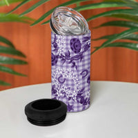 Mokihana Maile Ilima Leis Paniolo Palaka 4 in 1 Can Cooler Tumbler Hawaiian Poni Spirit LT9 - Polynesian Pride