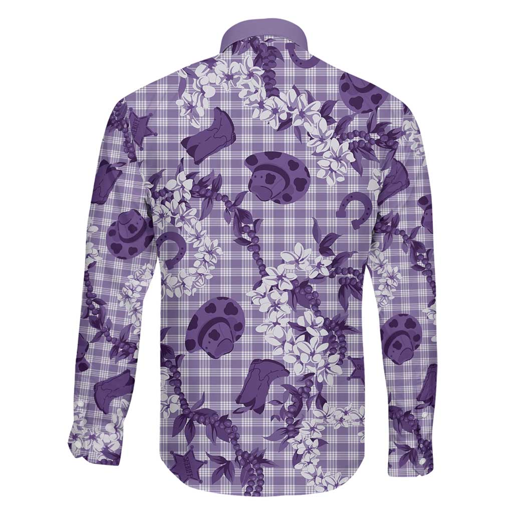 Mokihana Maile Ilima Leis Paniolo Palaka Family Matching Mermaid Dress and Hawaiian Shirt Hawaiian Poni Spirit LT9 - Polynesian Pride
