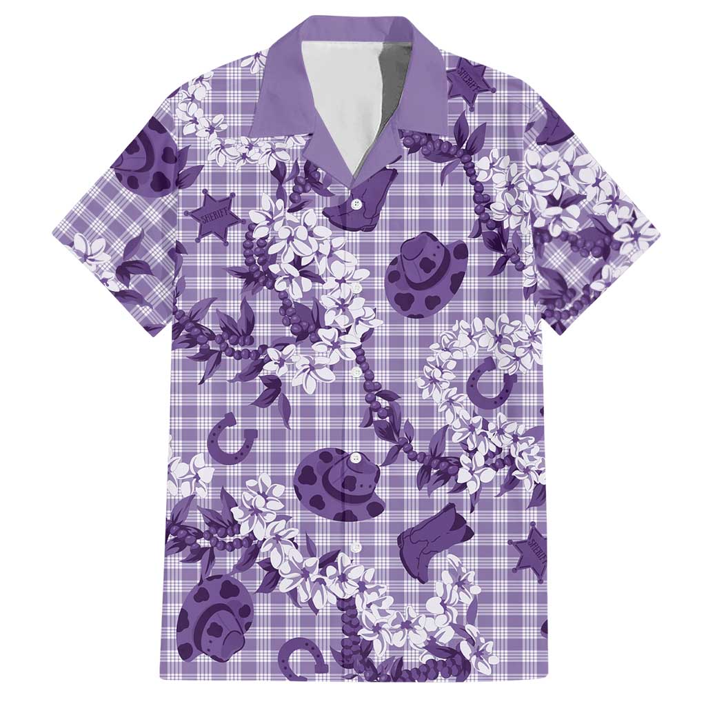 Mokihana Maile Ilima Leis Paniolo Palaka Hawaiian Shirt Hawaiian Poni Spirit - Polynesian Pride