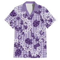 Mokihana Maile Ilima Leis Paniolo Palaka Hawaiian Shirt Hawaiian Poni Spirit - Polynesian Pride