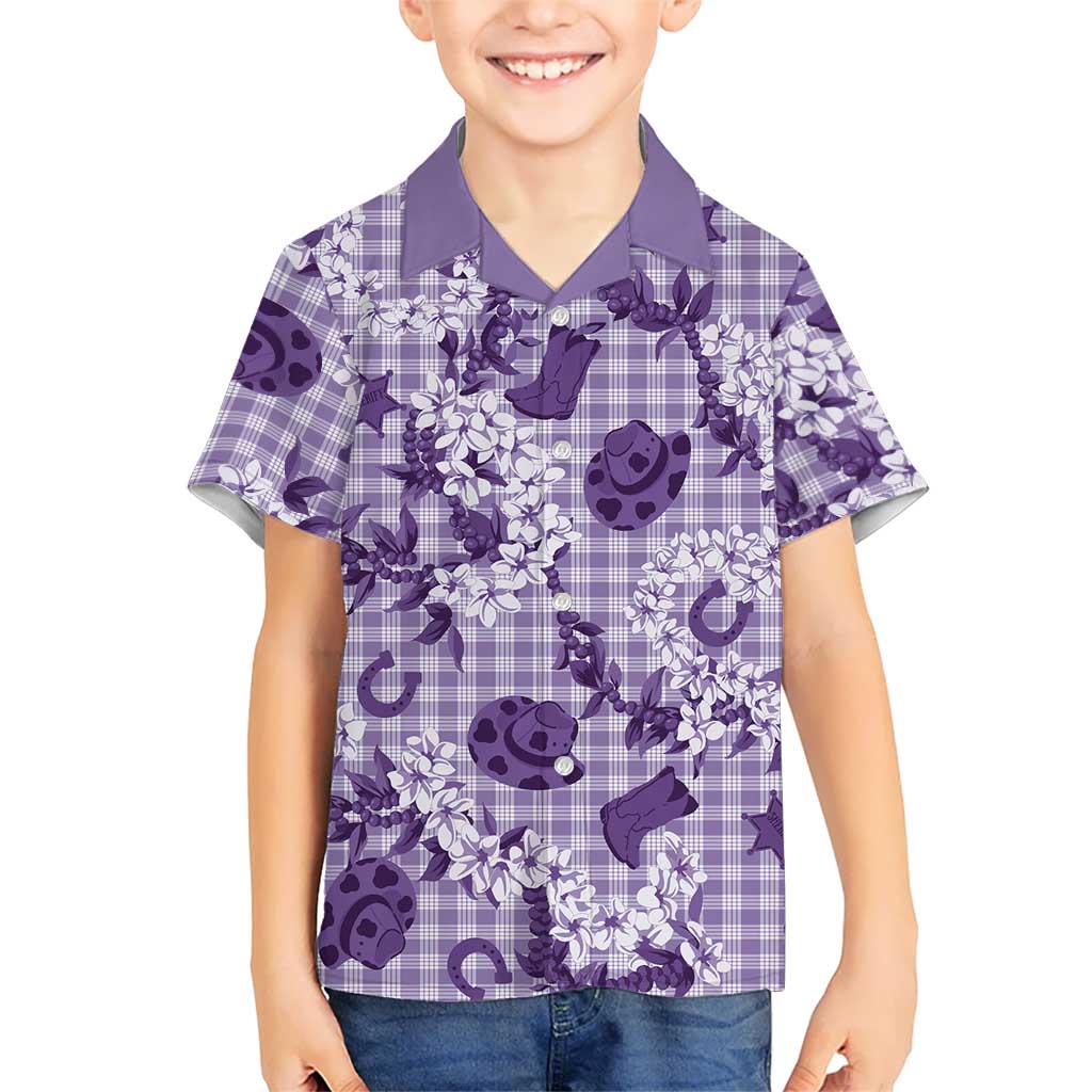 Mokihana Maile Ilima Leis Paniolo Palaka Hawaiian Shirt Hawaiian Poni Spirit - Polynesian Pride