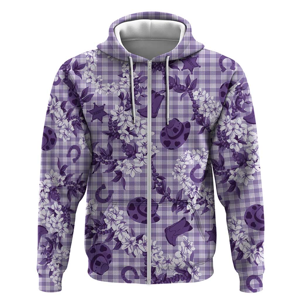 Mokihana Maile Ilima Leis Paniolo Palaka Hoodie Hawaiian Poni Spirit - Polynesian Pride