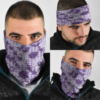 Mokihana Maile Ilima Leis Paniolo Palaka Neck Gaiter Hawaiian Poni Spirit - Polynesian Pride