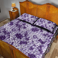 Mokihana Maile Ilima Leis Paniolo Palaka Quilt Bed Set Hawaiian Poni Spirit LT9 - Polynesian Pride