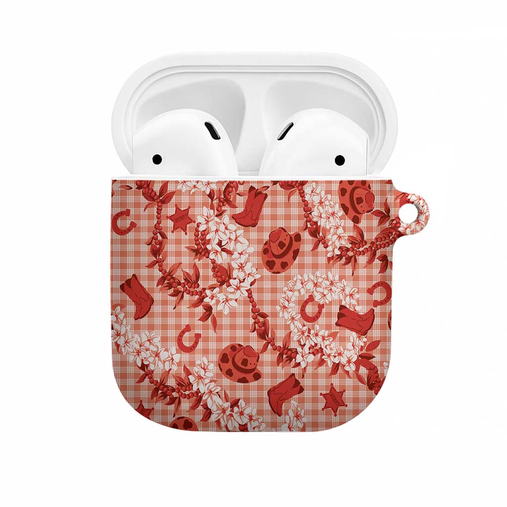 Mokihana Maile Ilima Leis Paniolo Palaka AirPods Case Hawaiian Ulaula Spirit - Polynesian Pride