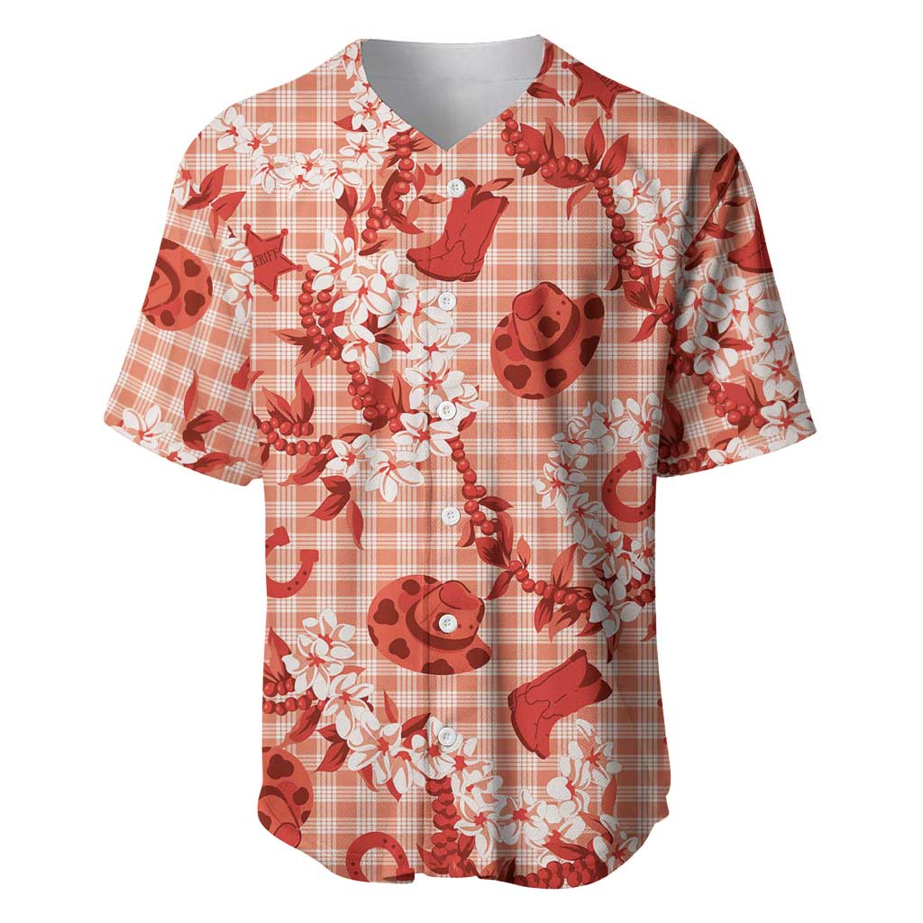 Mokihana Maile Ilima Leis Paniolo Palaka Baseball Jersey Hawaiian Ulaula Spirit - Polynesian Pride
