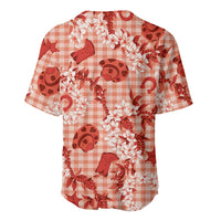 Mokihana Maile Ilima Leis Paniolo Palaka Baseball Jersey Hawaiian Ulaula Spirit - Polynesian Pride
