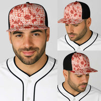 Mokihana Maile Ilima Leis Paniolo Palaka Baseball Net Cap Hawaiian Ulaula Spirit - Polynesian Pride