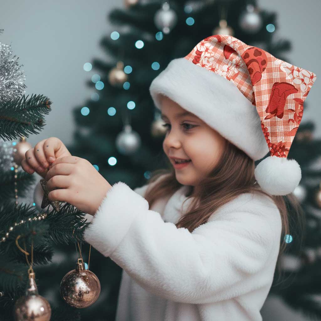Mokihana Maile Ilima Leis Paniolo Palaka Christmas Santa Hat Hawaiian Ulaula Spirit - Polynesian Pride