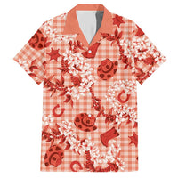 Mokihana Maile Ilima Leis Paniolo Palaka Hawaiian Shirt Hawaiian Ulaula Spirit - Polynesian Pride
