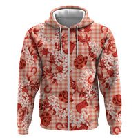 Mokihana Maile Ilima Leis Paniolo Palaka Hoodie Hawaiian Ulaula Spirit - Polynesian Pride