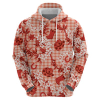 Mokihana Maile Ilima Leis Paniolo Palaka Hoodie Hawaiian Ulaula Spirit - Polynesian Pride