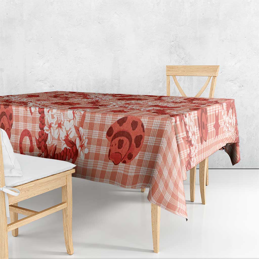 Mokihana Maile Ilima Leis Paniolo Palaka Tablecloth Hawaiian Ulaula Spirit - Polynesian Pride