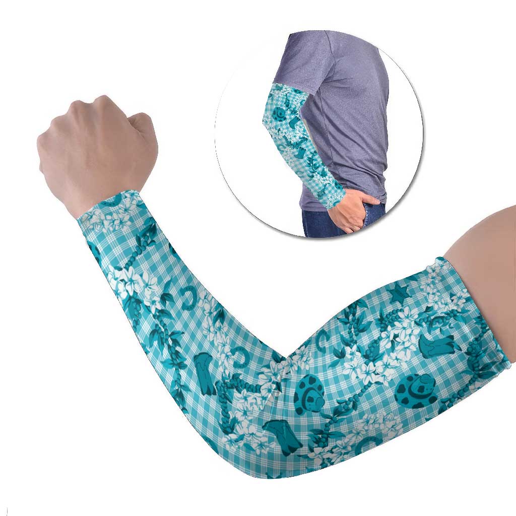 Mokihana Maile Ilima Leis Paniolo Palaka Arm Sleeves Hawaiian Polu Opa Spirit - Polynesian Pride