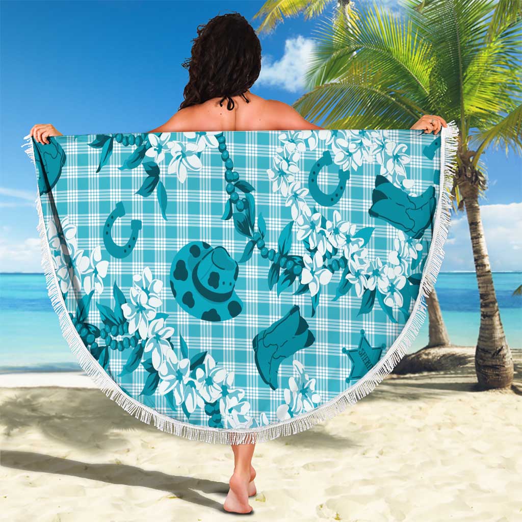 Mokihana Maile Ilima Leis Paniolo Palaka Beach Blanket Hawaiian Polu Opa Spirit - Polynesian Pride