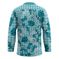 Mokihana Maile Ilima Leis Paniolo Palaka Hockey Jersey Hawaiian Polu Opa Spirit - Polynesian Pride