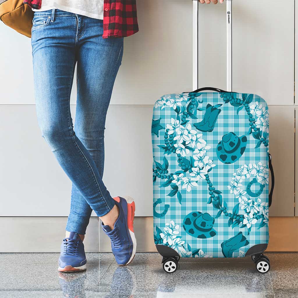 Mokihana Maile Ilima Leis Paniolo Palaka Luggage Cover Hawaiian Polu Opa Spirit - Polynesian Pride